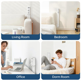 TTTOUAJ outlet extender uses fireproof material for indoor safety