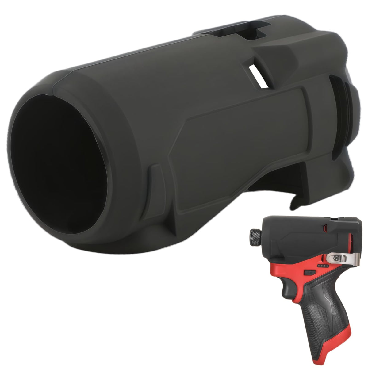 TTXSCZYH protective boot securely on M12 FUEL for control and protection