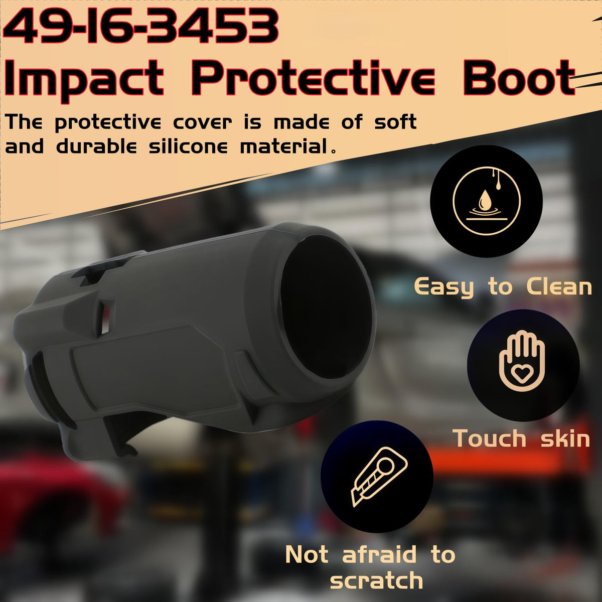 TTXSCZYH boot on driver preserves grip and tool protection