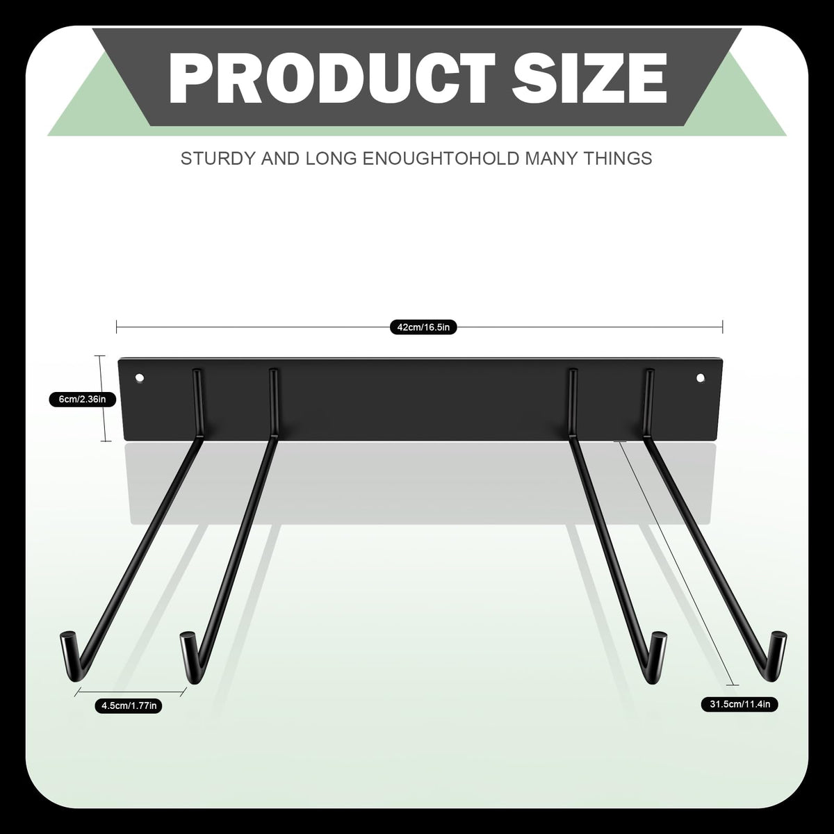 TTzycc garage tool storage organizer in durable steel holds shovels, rakes, and snowboards securely.