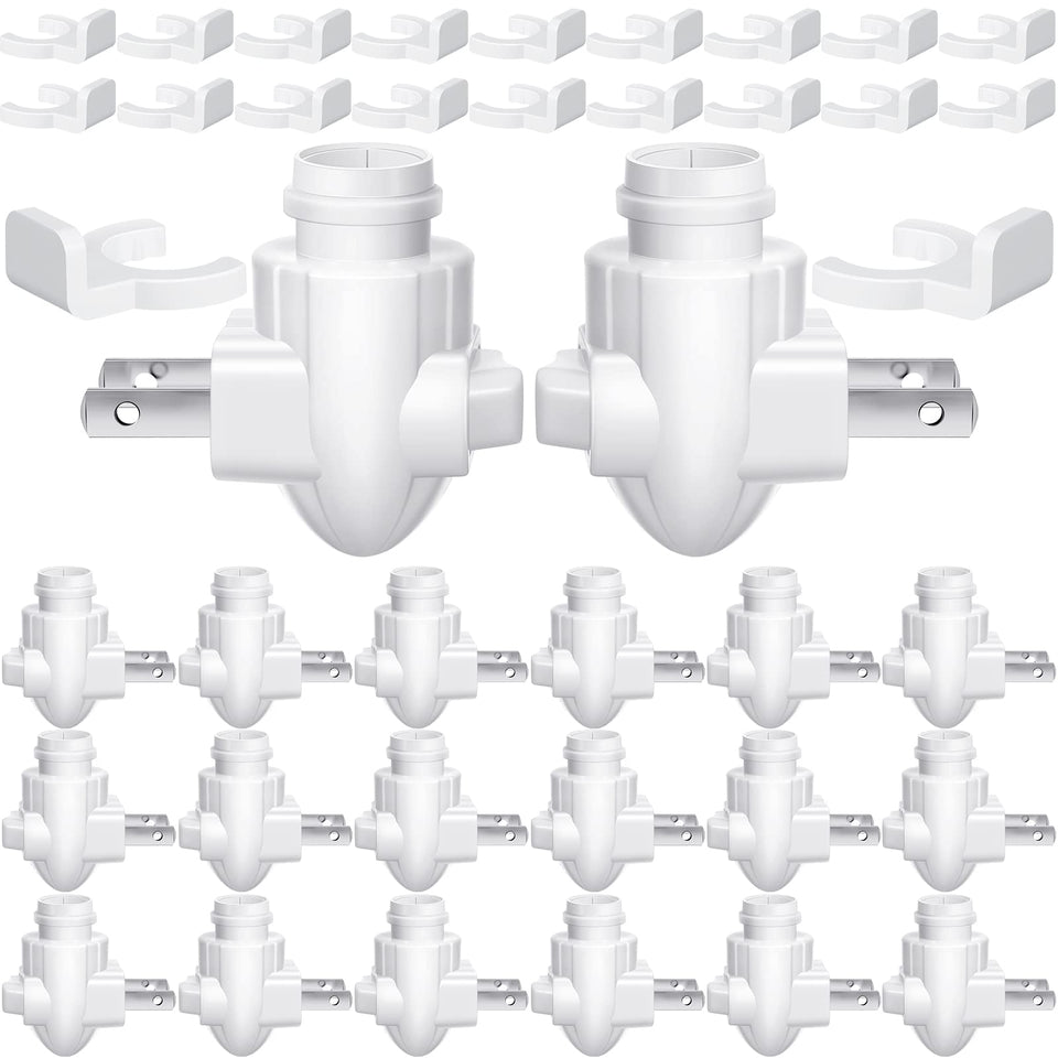 Tuanse 20-set night light base with clip for easy replacement and repair.