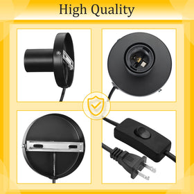 Tuanse lamp base with E26/E27 socket for various bulbs