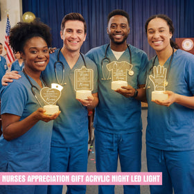 Tuanse nurse-themed desk light suitable for hospital team celebrations.