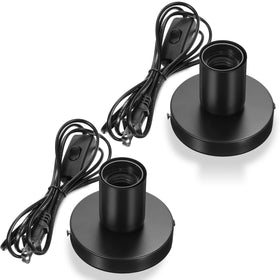 Tuanse polished metal desktop lamp base with steady support