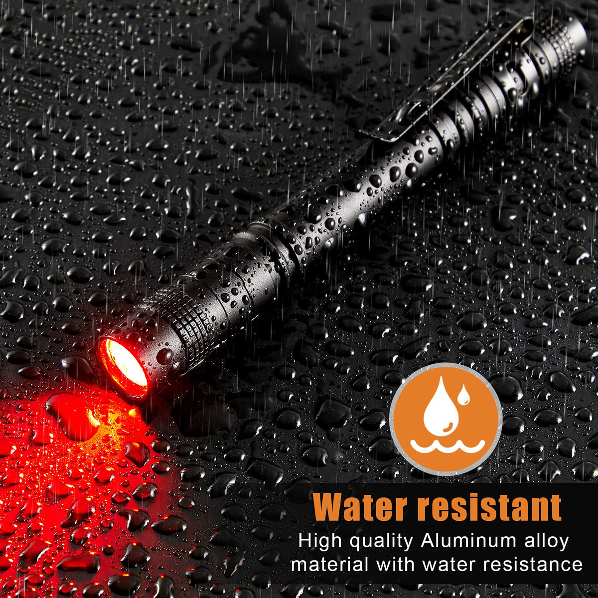 Tuanse red light flashlight suitable for aviation and astronomy tasks.