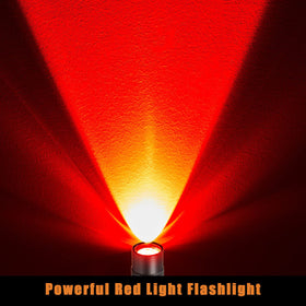 Tuanse red light flashlight emergency signaling for outdoor safety.