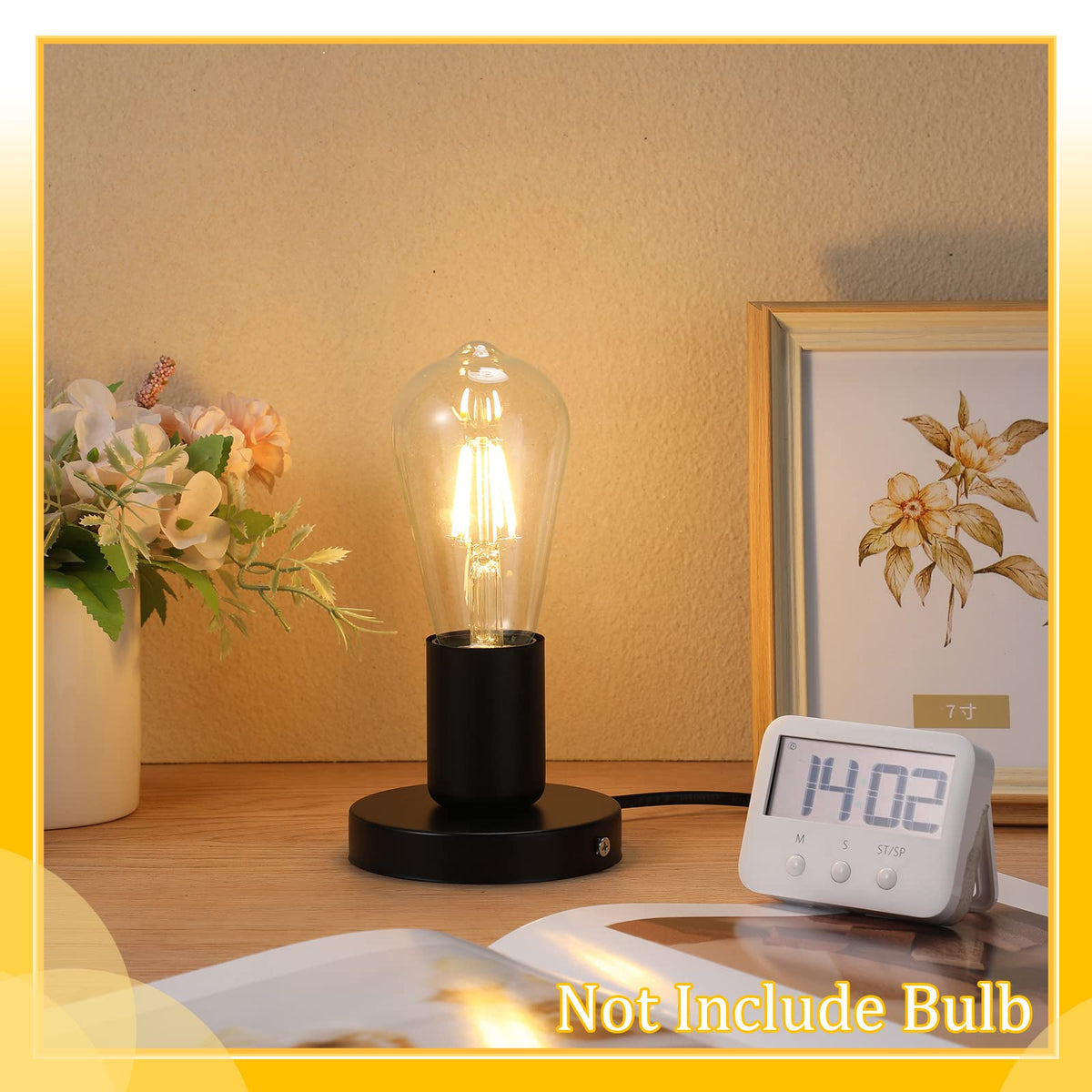 Tuanse two-pack lamp base set for versatile lighting