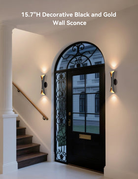 Tubicen Xiphos wall sconce side view showing slim profile for hallways and bedrooms.