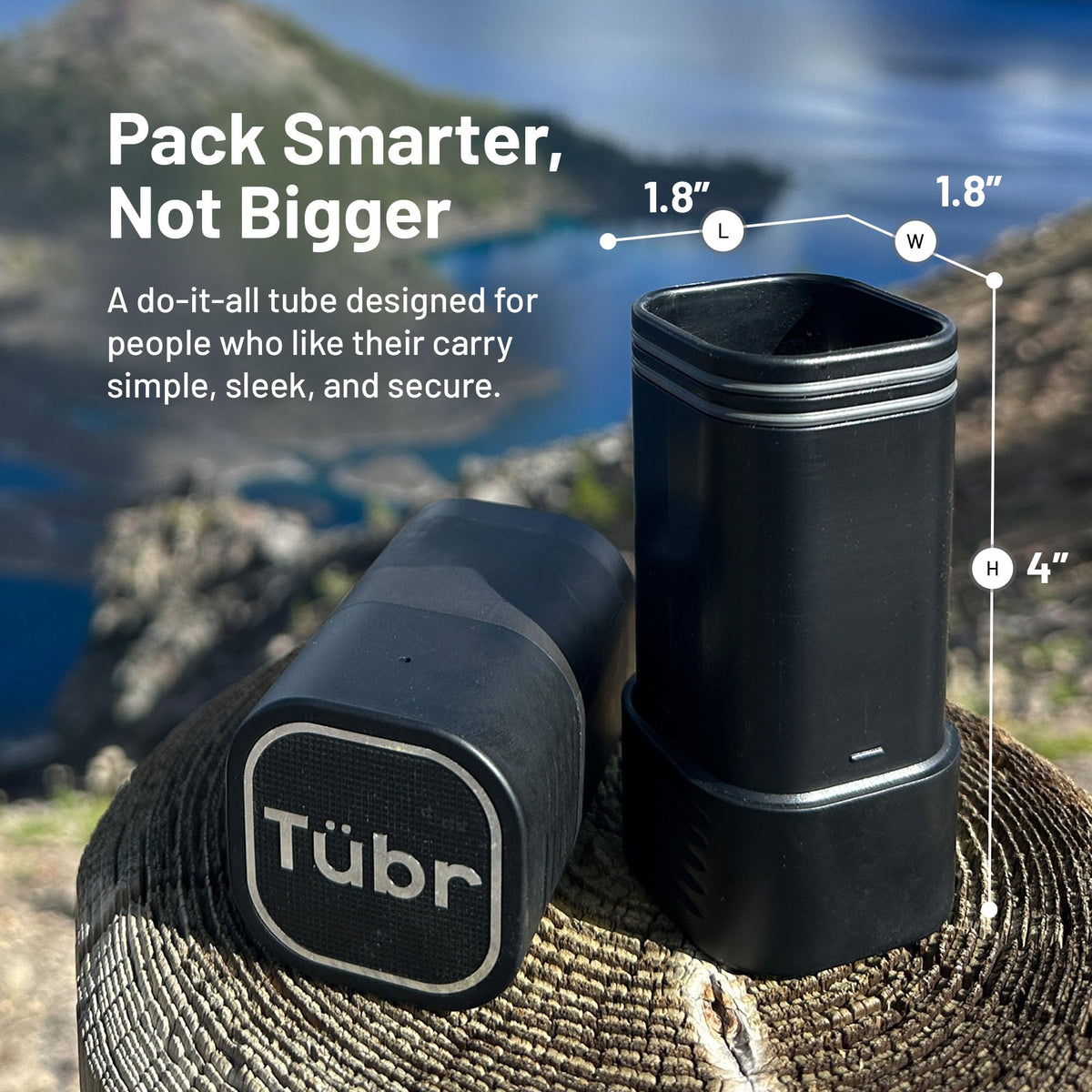 Tübr Stash Premium odor-proof seal for discreet storage