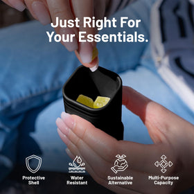 Tübr Stash Premium stores prerolls and jewelry securely