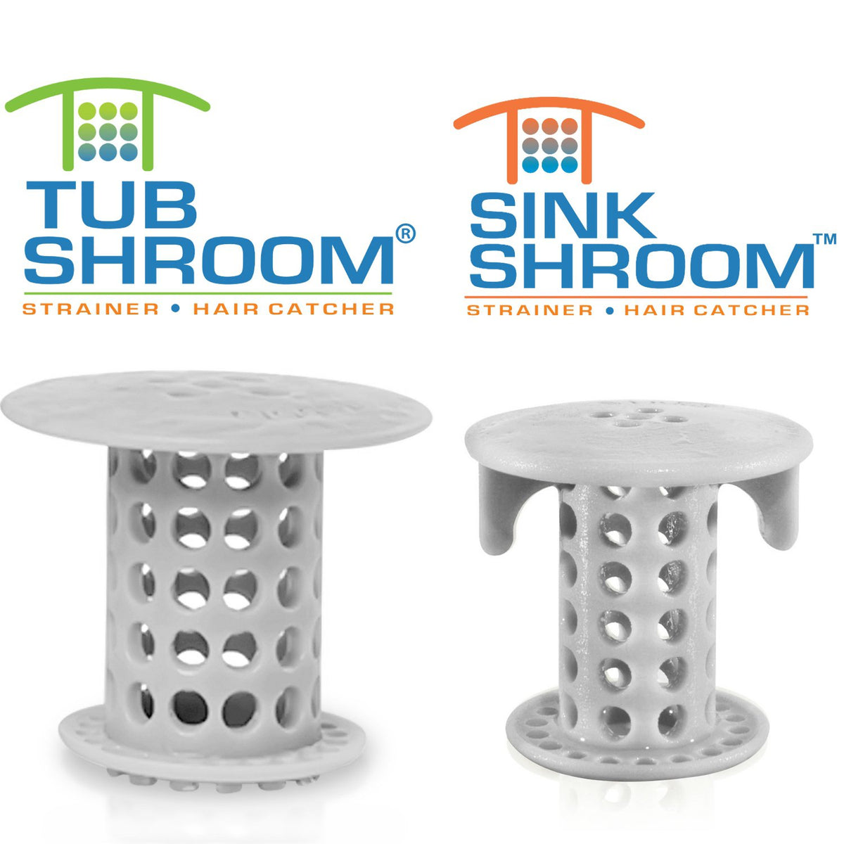 TubShroom bath drain concealed hair catch close-up