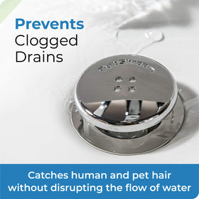 TubShroom combo-pack-drain-protector provides reliable hair protection for tubs and sinks.