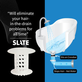 TubShroom easy-clean removal demonstrates lift and wipe maintenance