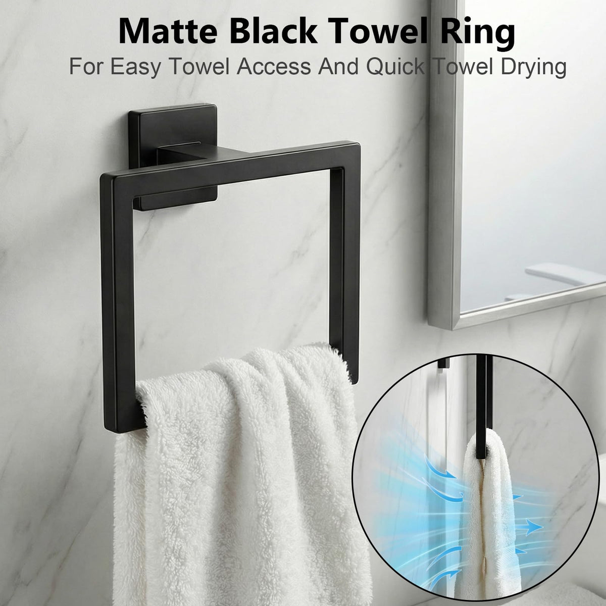 Tudoccy concealed-screw design delivers a clean, durable bathroom look