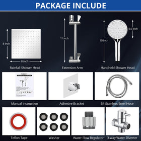 Tudoccy installation kit with hardware and warranty support.