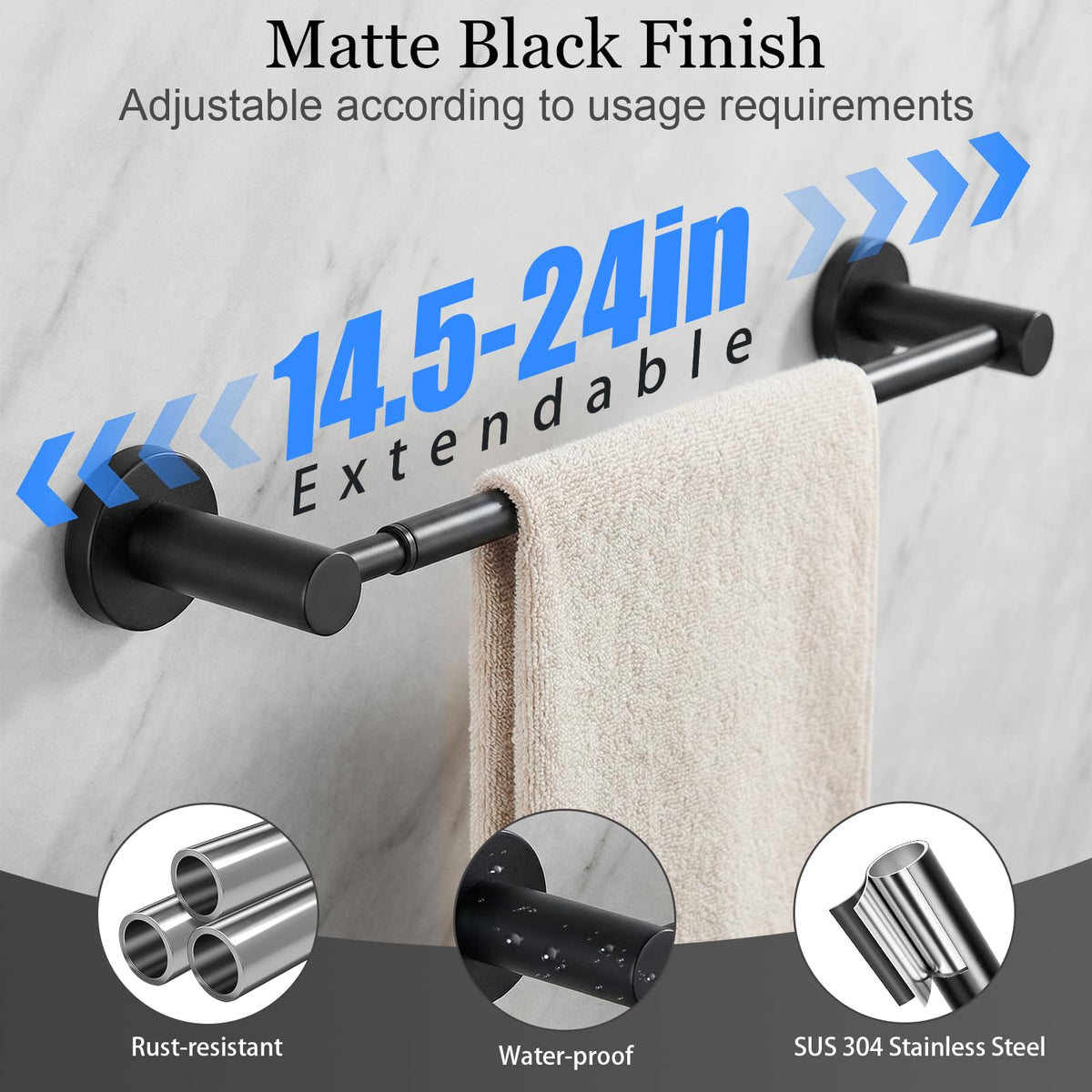 Tudoccy toilet paper holder with concealed mounting for a clean look.