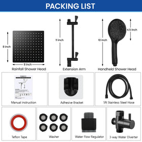 Tudoccy included Teflon tape and washers for leak-free installation