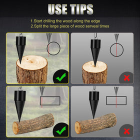 TUEJITE removable screw cone driver simplifies tool changes.