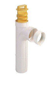 Tuf-Tite EF-4 Combo filter installation close-up showing 1/16-inch solids filtration.