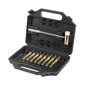 TuffMan Tools brass punch set with hammer for precise gunsmith work.