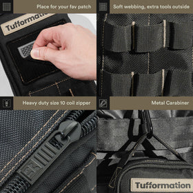 Tufformation detachable mesh pocket suited for small hardware
