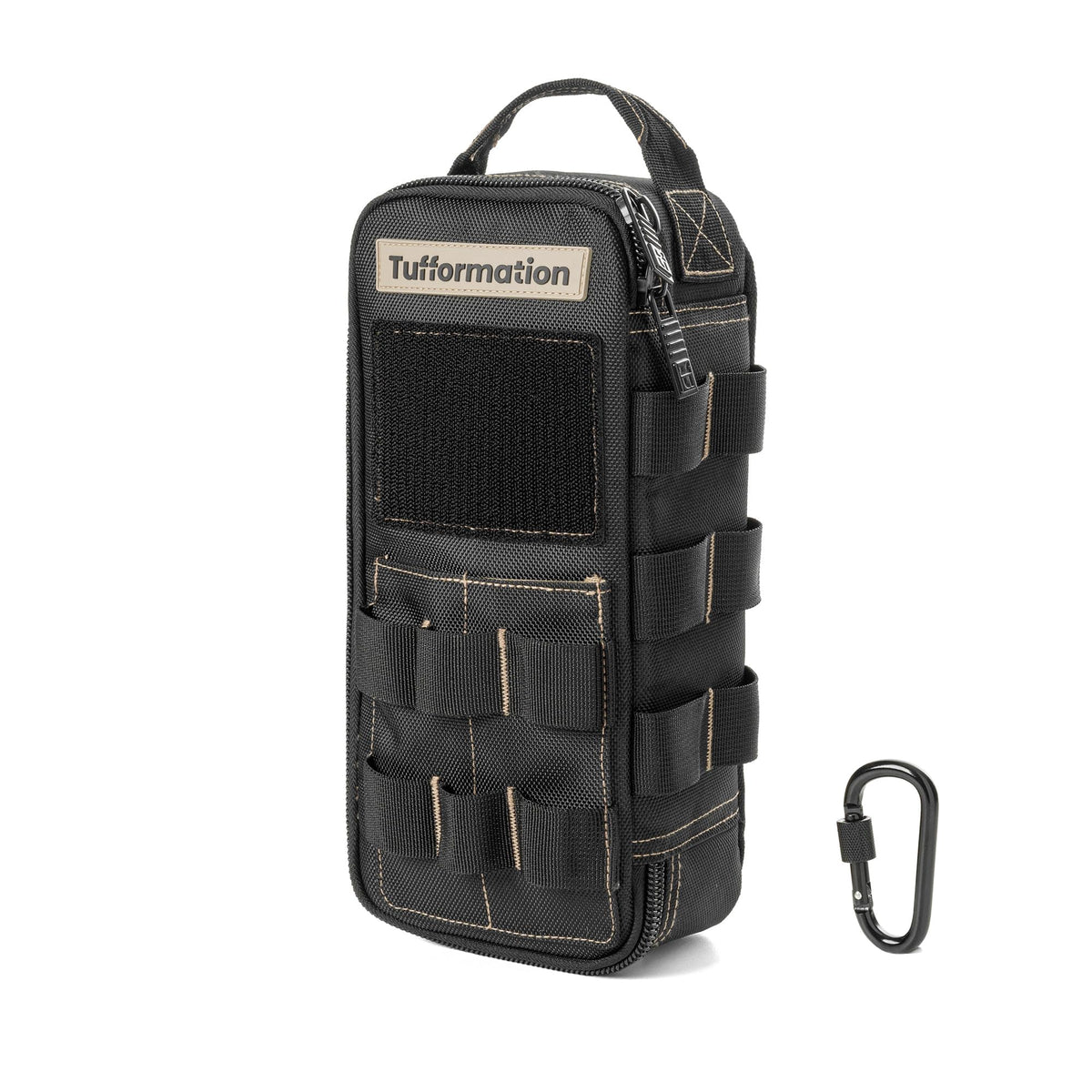 Tufformation heavy duty small tool bag front view for on the go organization