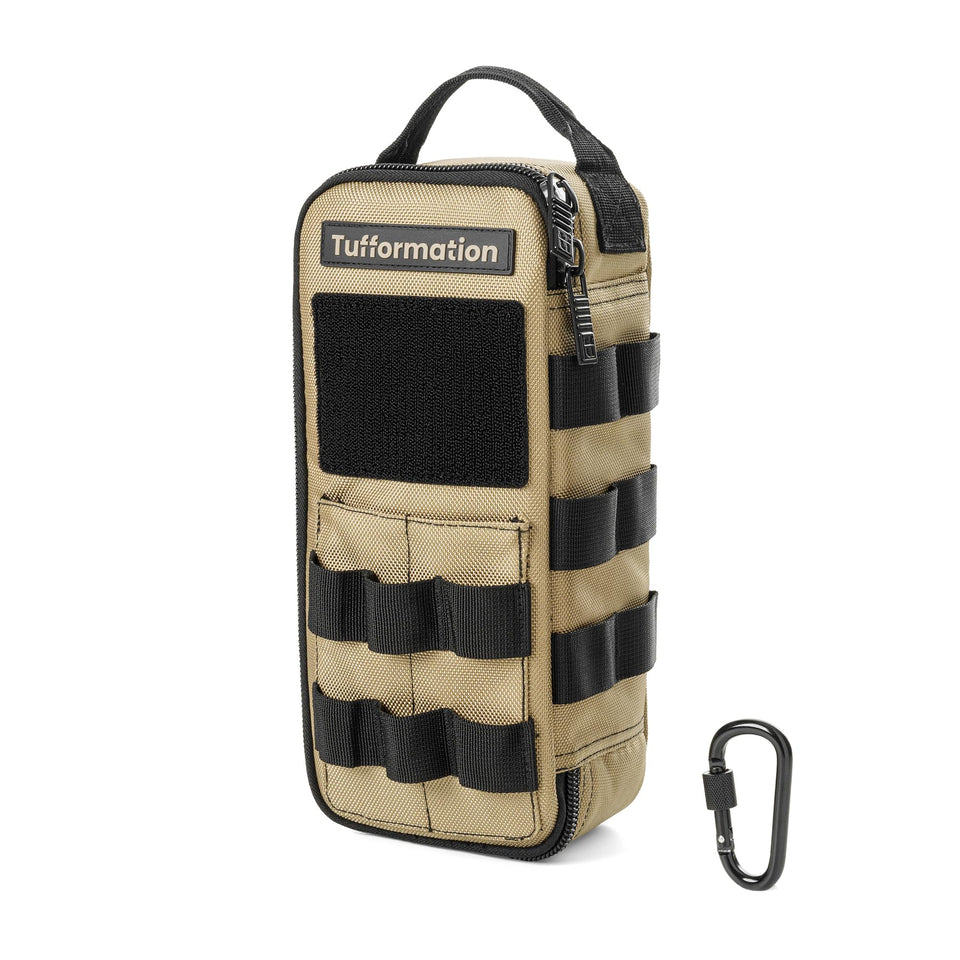 Tufformation tool bag front view for compact, rugged EDC storage