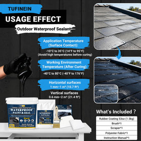 Tufinein concrete basement walls are shielded by waterproof coating.