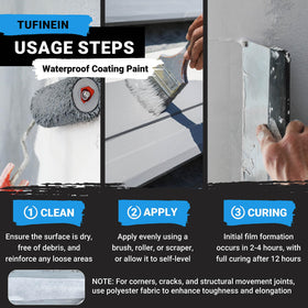 Tufinein sealant seals gutter joints for seamless water protection