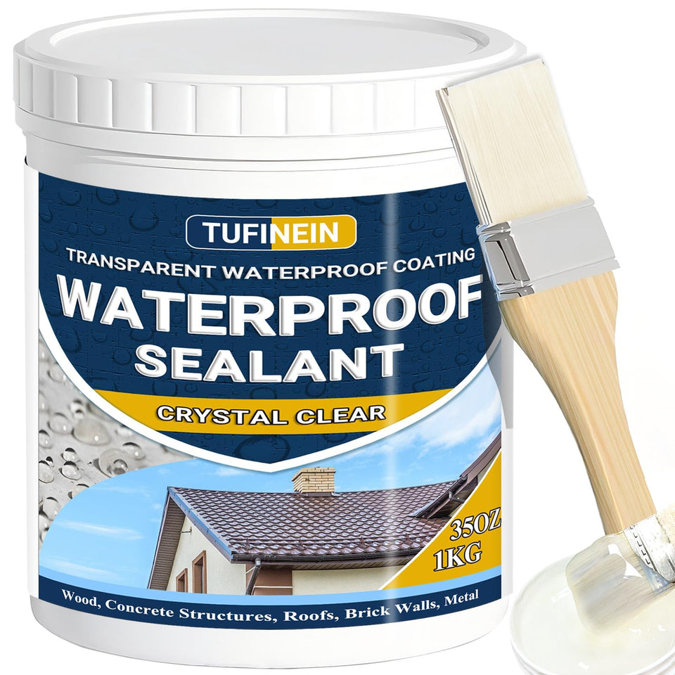 Tufinein transparent waterproof coating bottle pour for indoor sealing.