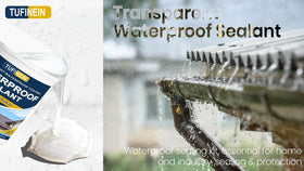 Tufinein window sill sealing preserves surface texture.