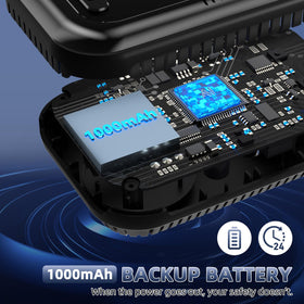 Tuiken battery backup indicator highlights continuous monitoring during outages