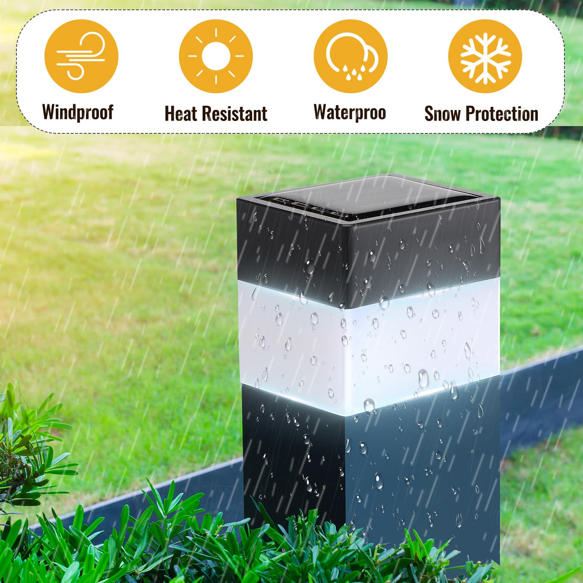 Tujoe easy, DIY-safe installation for fence post caps
