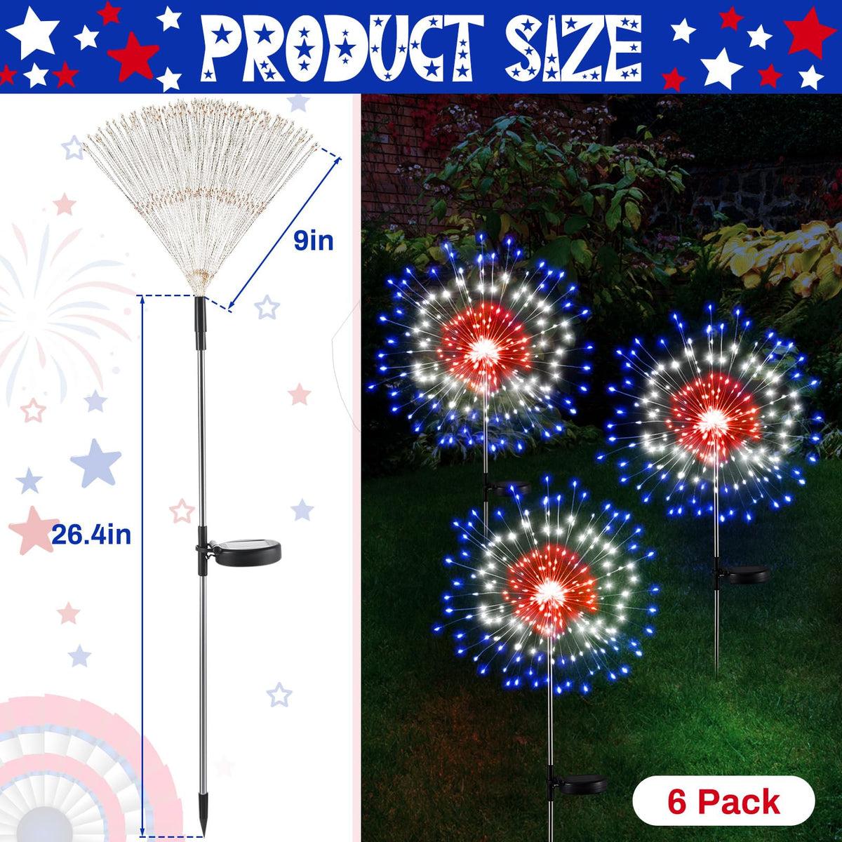 Tujoe firework lights assembly options enable easy DIY shapes in your yard.