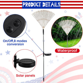 Tujoe solar-powered garden ambience lights for easy charging.