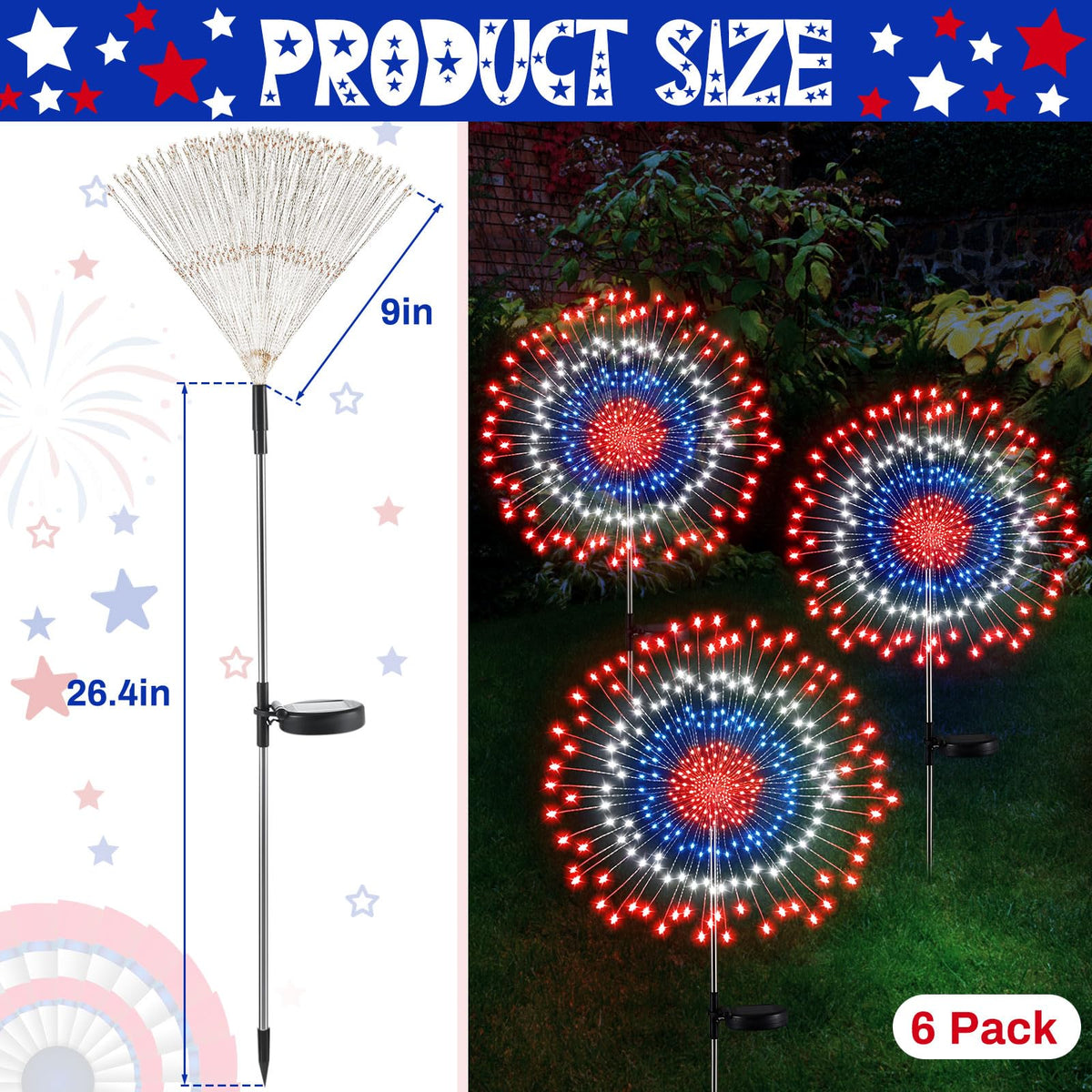 Tujoe weatherproof alloy-wire sparkler lights endure rain and snow.