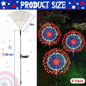 Tujoe weatherproof alloy-wire sparkler lights endure rain and snow.