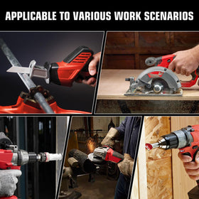 TUKOPK Milwaukee 12V 8Ah battery in use powering a cordless tool