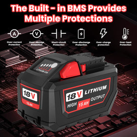 TUKOPK compatibility diagram for Milwaukee 18V models and broad model support.