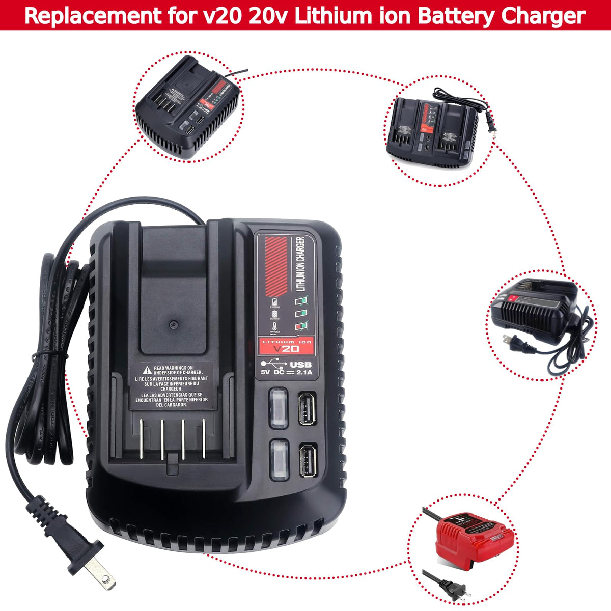 Tulepowceeng CMCB104 ideal for Craftsman 20V systems.