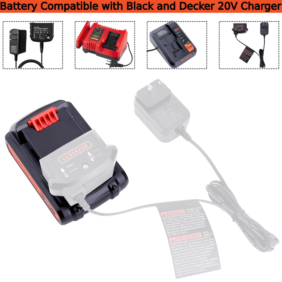 Easy swap Tulepowceeng battery with compatible charger for minimal downtime.