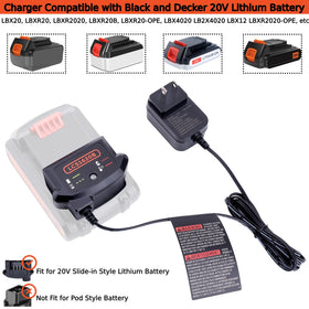 Tulepowceeng LCS1620B charger LED indicator shows charging status at a glance.