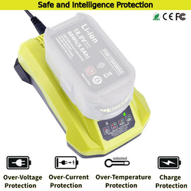 Tulepowceeng air cooling fin maintains safe operating temperature.