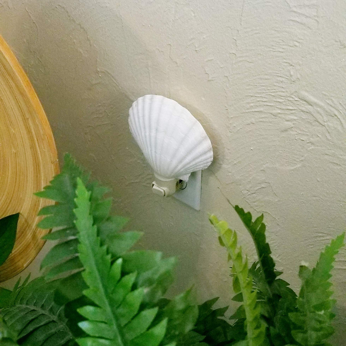 Tumbler Home Handmade shell lamp brings natural texture to decor