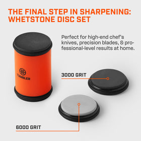Tumbler Pro sharpening kit compatibility showing seamless integration with the Pro sharpener.