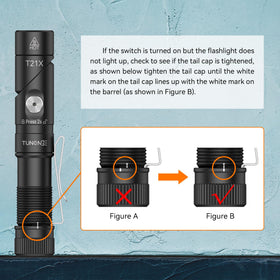 Tunenge T21X compact aluminum body for daily carry