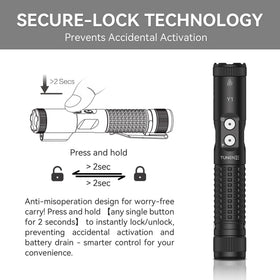 TUNENGE Y1 aviation-grade aluminum body for rugged durability