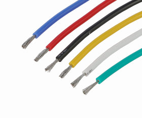 TUOFENG 18 AWG silicone wire spool in white with corrosion-resistant tinned copper