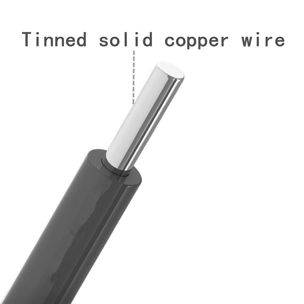 TUOFENG 24 AWG green solid-core jumper wire for color-coded prototyping.