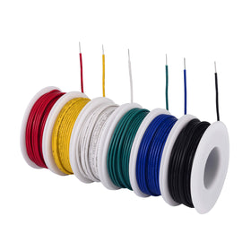 TUOFENG blue 28 AWG wire spool for compact, flexible layouts